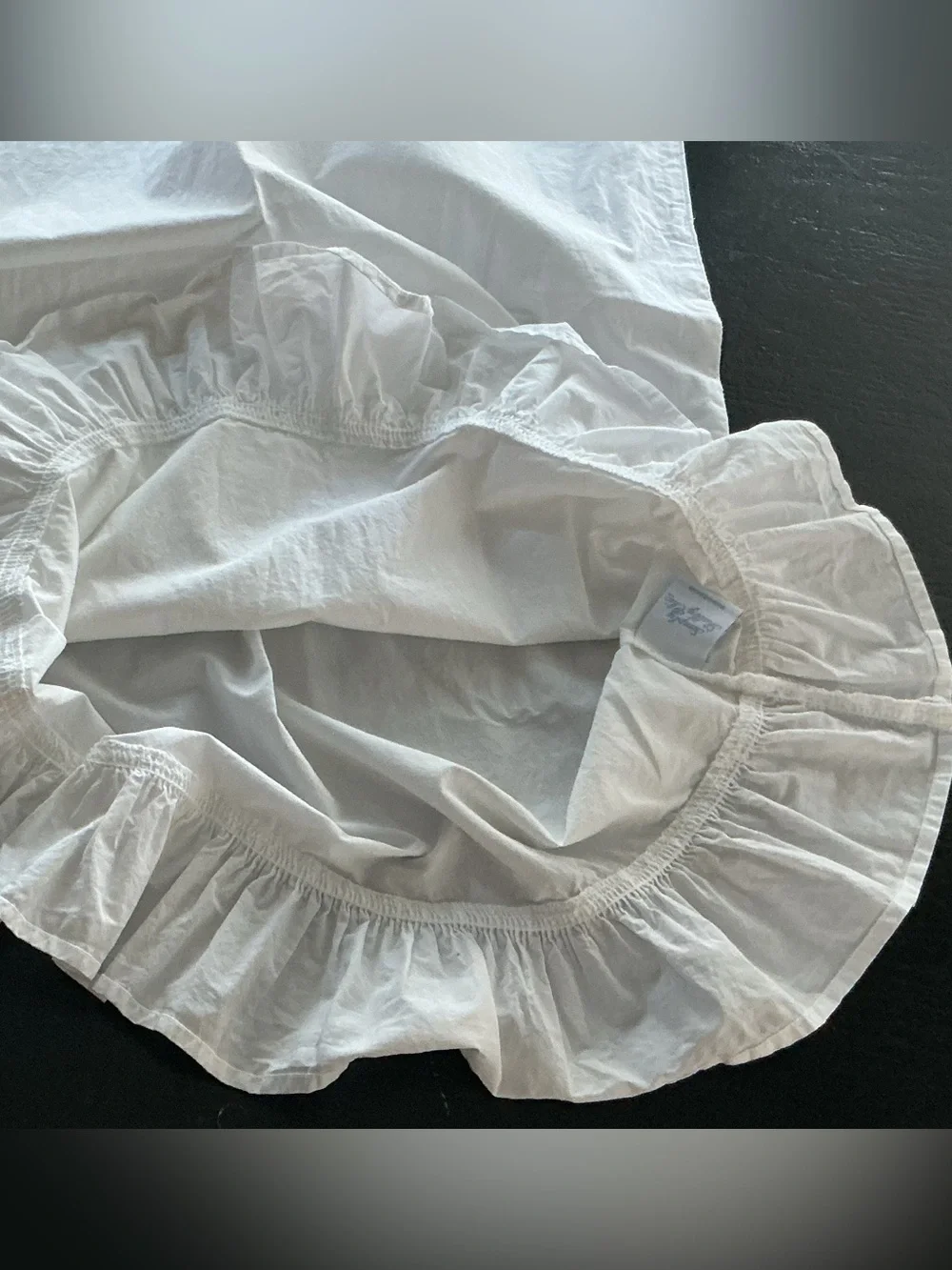 EUC Simply Shabby Chic Crisp White Sham